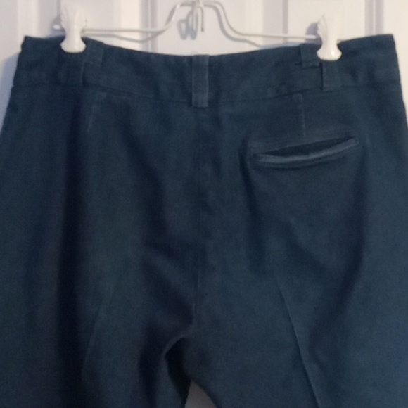 Larry Levine Blue Ankle Pants - Picture 5 of 6